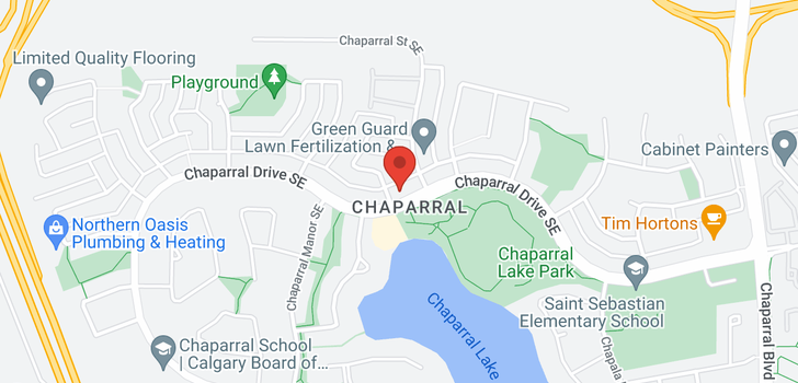 map of 226 Chaparral Court SE